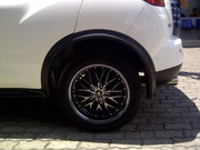 Velg Black Chrome Juke 17 tukar tambah dengan velg juke standard 17