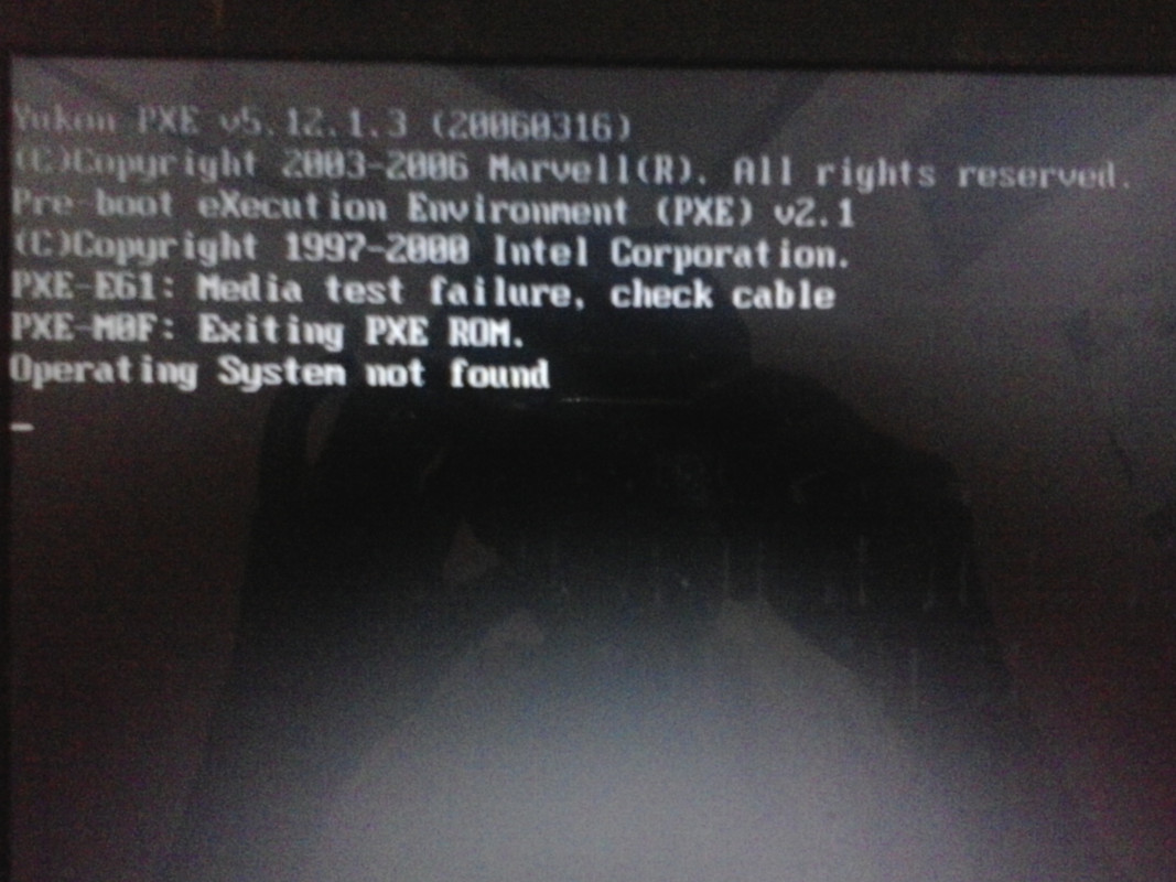 &#91;ASK} Mendadak OS Error (operating system not found)