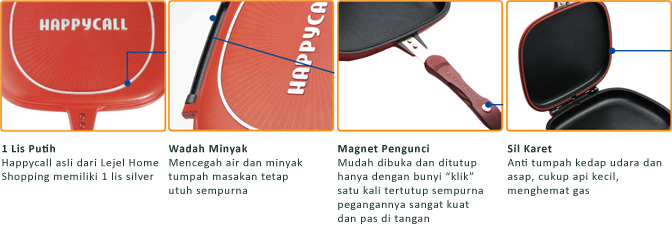 HappyCall double pan (as seen on tv) hanya 200rb-an