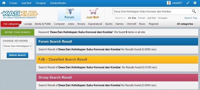 Desa Dan Kehidupan Suku Korowai dan Kombai