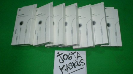 jual headet original iphone/ipod/jogja/yogya