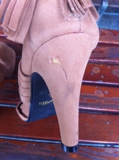 Preloved Nude Pumps & Ethnic semi-boot Heels
