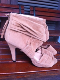 Preloved Nude Pumps & Ethnic semi-boot Heels