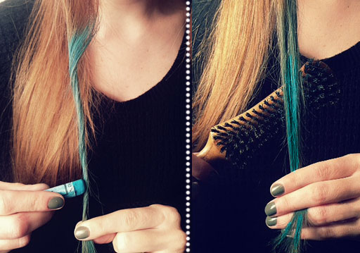 Hair chalk murah meriah, rambut warna warni tanpa rusak dan tidak permanen