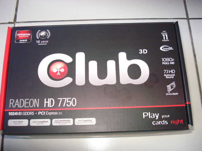 &#91;VGA&#93; Review CLUB 3D HD 7750, VGA non 6 PIN power TERCEPAT saat ini bro....!!