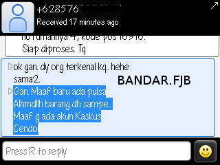 Testimonial untuk Bandar.FJB