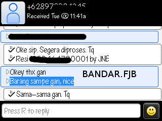 Testimonial untuk Bandar.FJB