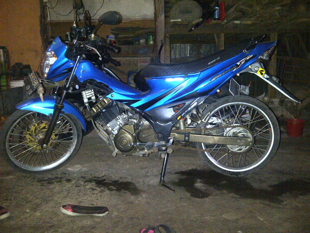 Terjual Satria Fu Tahun 2008 Biru Modif Jual Cpet