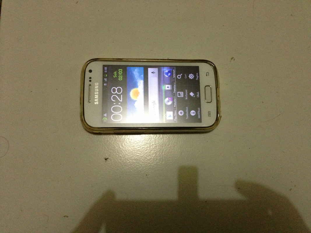 SAMSUNG Galaxy Ace 2 - I8160 Warna Putih. {FullSet} bonus Memory external 16gb