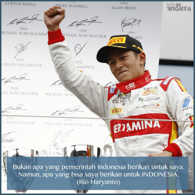 Mari Wujudkan Mimpi &quot;Indonesia Bertanding di Formula 1&quot; #RioHaryantoF1