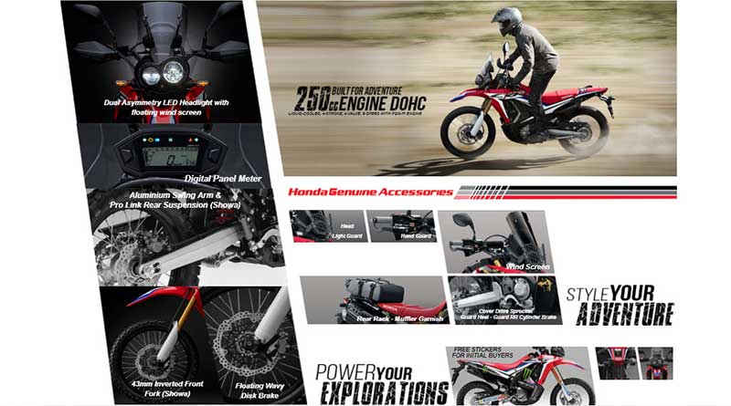  Honda CRF250 Rally Hadir Dengan Warna Baru, Tampil Makin Sangar!