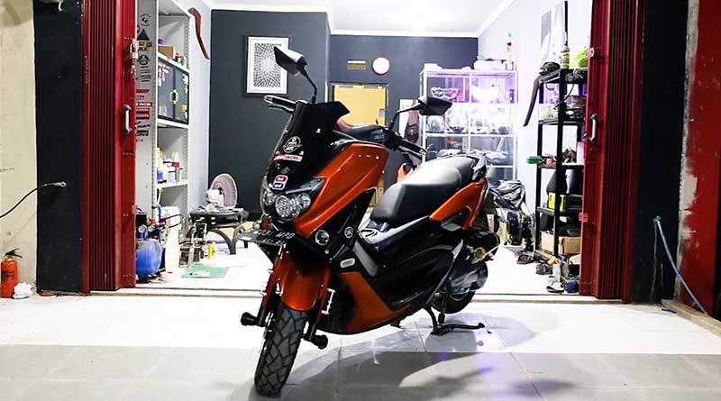  Modifikasi Yamaha Nmax 155 Urban Style, Terlihat Simpel Tapi Elegan