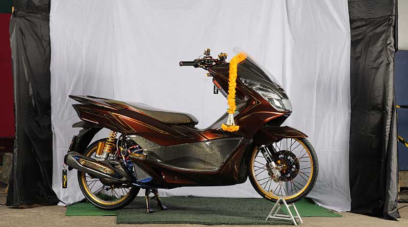 Honda PCX Thailook Matic, Kesan Racing Tetap Melekat