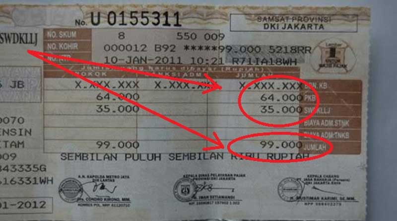 Begini Cara Hitung Pajak dan Denda Pajak Motor