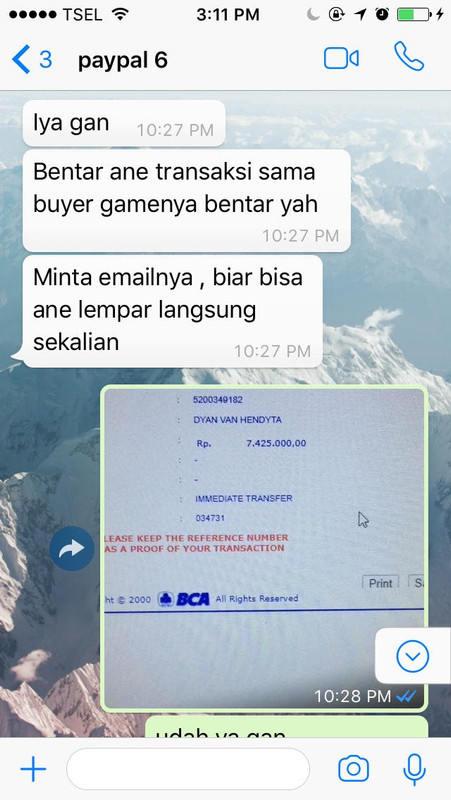 Surat Terbuka Dyan Van Hendyta - Paypal $550