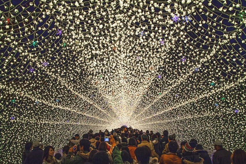 Festival Cahaya Musim Dingin di Jepang