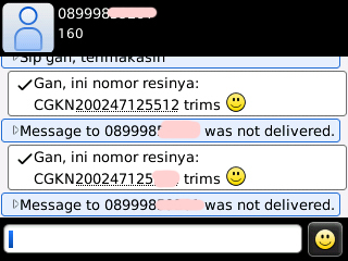 Keluhan dengan SMS Smartfren