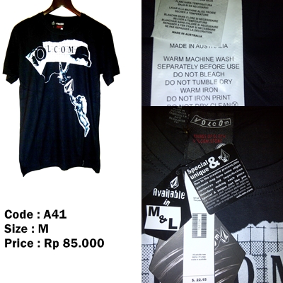 KAOS VOLCOM,RIPCURL,QUIKSILVER,DC,MACBETH,RABEL8 MUMER COCOK BUAT KULIAH MASUK DULU