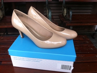 Preloved Nude Pumps & Ethnic semi-boot Heels