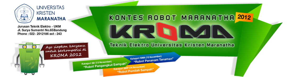 &#91;Lomba robot&#93; KROMA 2012 (Selamatkan Bumi Kita)