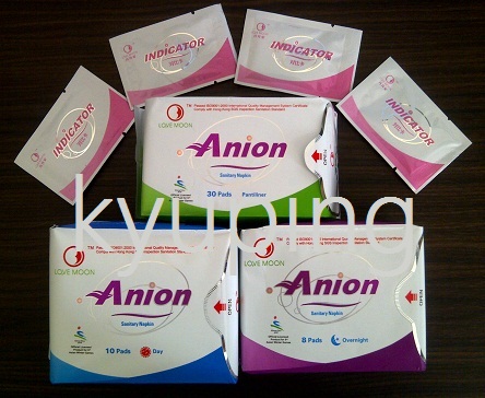 Pembalut LoveMoon Anion by Winalite Harga Murah Dibwh Harga Resmi Kirim se-Indonesia