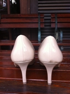 Preloved Nude Pumps & Ethnic semi-boot Heels