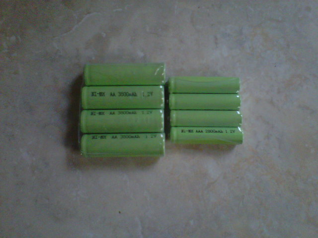 Baterai Rechargeable Ni-Mh AA 3800mAh & AAA 2800mAh, start from Rp 7.000/pcs, OEM