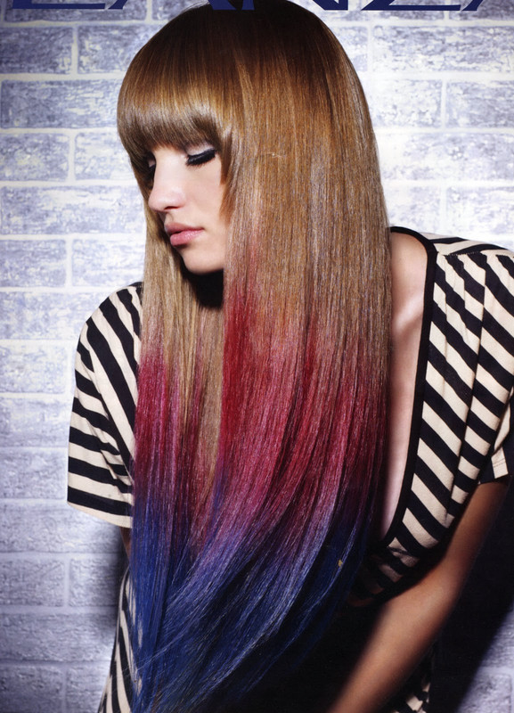 Hair chalk murah meriah, rambut warna warni tanpa rusak dan tidak permanen