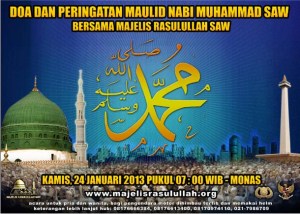 &#91;2013&#93; INFO Jadwal Perayaan Maulid &amp; Haul Baginda Nabi Muhammad S.A.W 