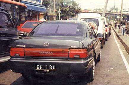 TNKB (Tanda Nomor Kendaraan Bermotor) unik gan...