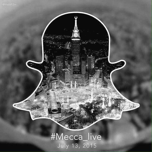 DEMAM MECCA_LIVE DI SOSMED SNAPCHAT DAN TWITTER