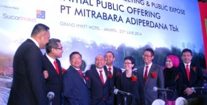 PT Mitrabara Adiperdana Tbk menganggarkan belanja modal 189 Miliar Pada Infrastruktur