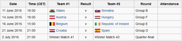 STADION -STADION MEGAH DAN JADWAL PERTANDINGAN YANG AKAN DI GUNAKAN DI EURO 2016