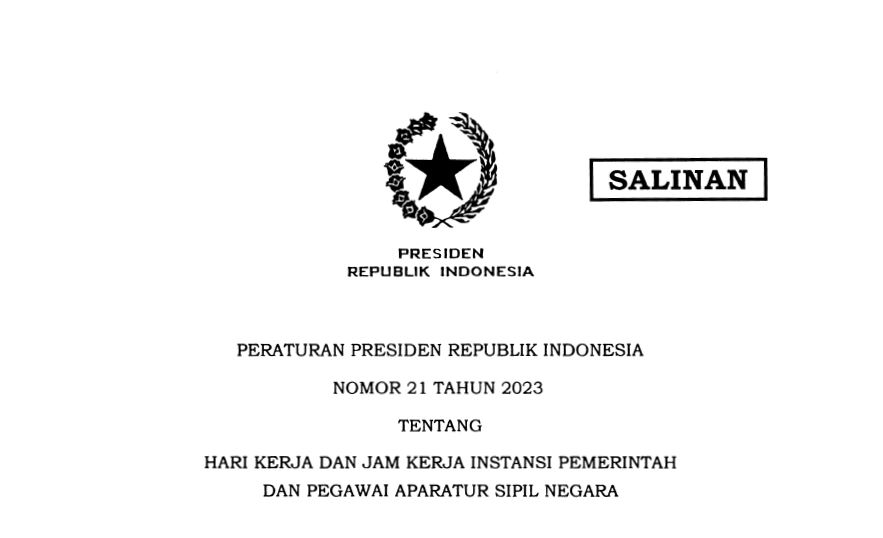 Perpres Jam Kerja Fleksibel untuk ASN, Sabtu-Minggu Libur