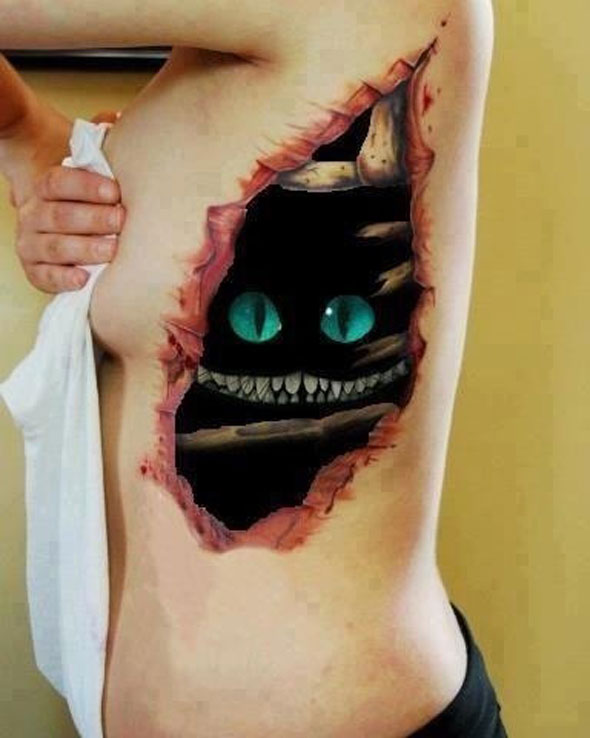 Realistic Tatto - Tato dengan Gambar Nyata Menyatu dengan kulit &#91;Agak BB&#93;