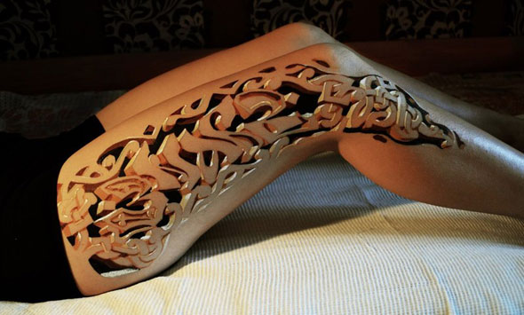 Realistic Tatto - Tato dengan Gambar Nyata Menyatu dengan kulit &#91;Agak BB&#93;