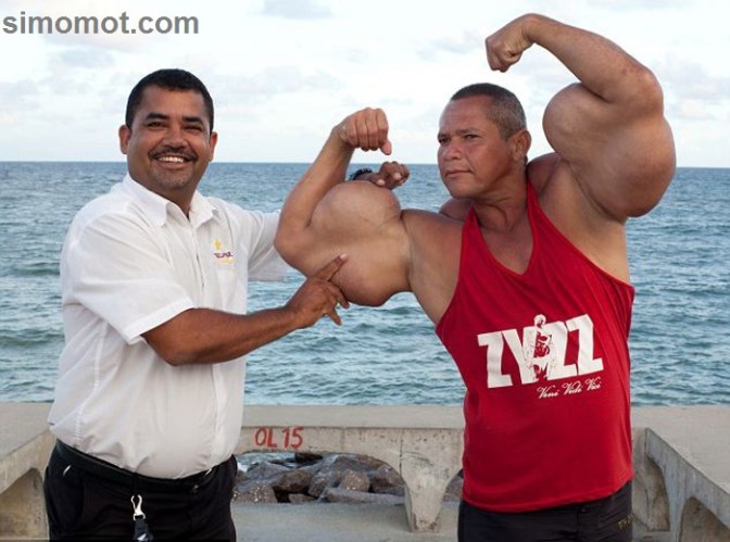 Agan ingin memiliki lengan besar seperti Popeye? Jangan meniru cara ini!