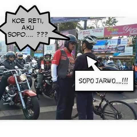 Kumpulan Meme Warga Hadang Moge Arogan di Jogja