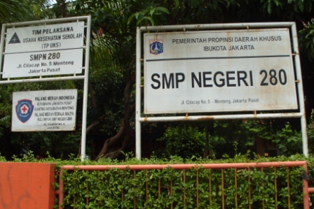 Tempat Ngumpul anak SMPN 280 Jkt Pusat