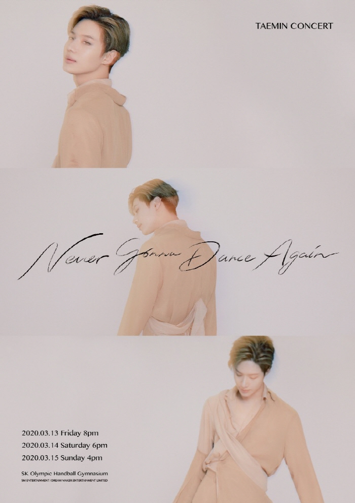 Taemin SHINee Akan Menggelar Konser 'Never Gonna Dance Again' di Seoul