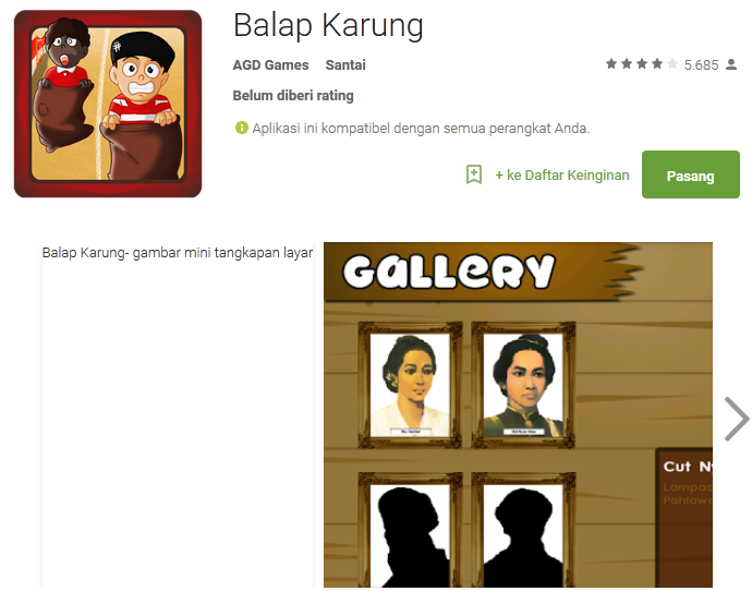 5 Game Android Gratis Bertema Permainan Khas Indonesia