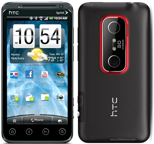 android cdma canggih dengan dual core processor dan layar 3d, htc evo 3d