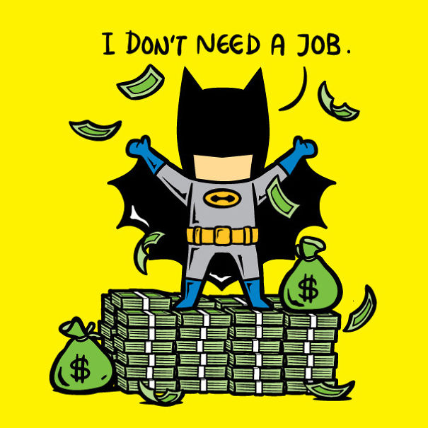 Kalau Superhero Kerja Sampingan