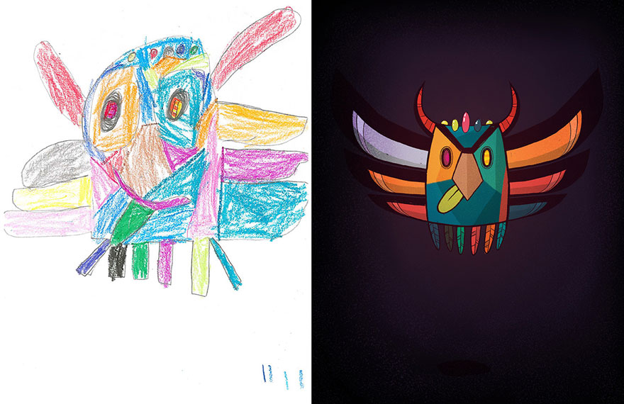 Keren ! Gambar Anak Kecil Diubah Menjadi Menarik