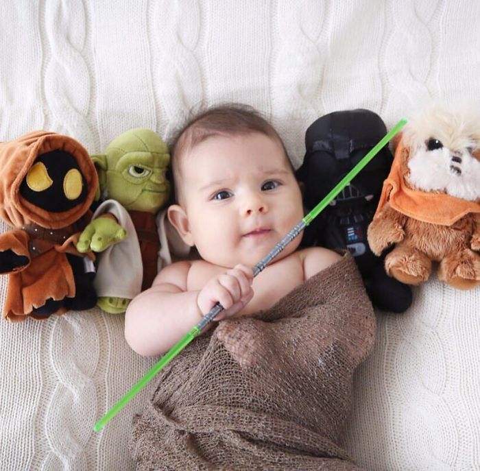 Duh, Lucunya Bayi-Bayi Ini Ketika Didandani Ala Star Wars