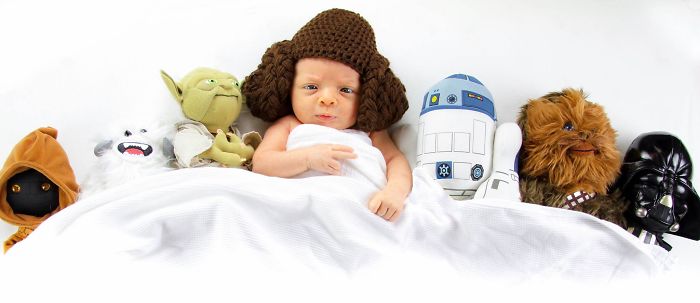 Duh, Lucunya Bayi-Bayi Ini Ketika Didandani Ala Star Wars