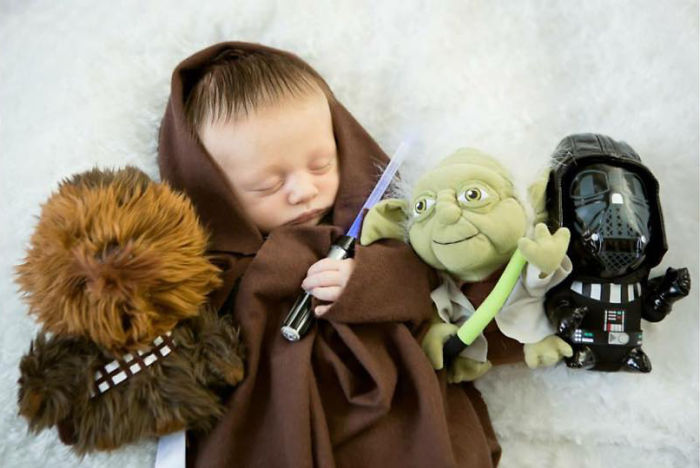 Duh, Lucunya Bayi-Bayi Ini Ketika Didandani Ala Star Wars