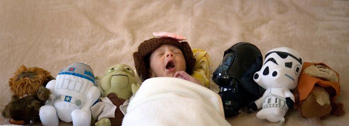 Duh, Lucunya Bayi-Bayi Ini Ketika Didandani Ala Star Wars