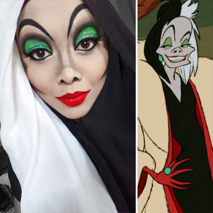 Make-Up Hijab ala Disney