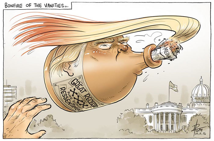 40 + illustrasi gambar ketika Donald Trump menjadi presiden